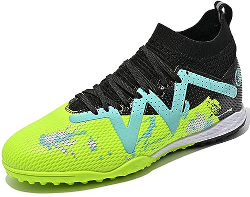 Scarpe da Calcio da Uomo Scarpe da Adolescente Scarpe da Calcio Professionali Scarpe da Allenamento all'aperto Picchi neutri Scarpe da Calcio per Bambini Scarpe da Partita per Ragazzi