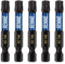 5 x Rennie Tools 50mm Long T40 TX40 Impact Screwdriver Driver Bits Set. Heavy Duty Magnetic Torx Screwdriver Bit Set. Black Oxide Coated Torx Impact Driver Bits. Torx Bit Set