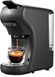 CUNTO Cafetera TEmkin Cafetera 5 en 1 Cafetera de cápsulas múltiples Cafetera Expresso Cápsula de Leche Cápsula de café molido