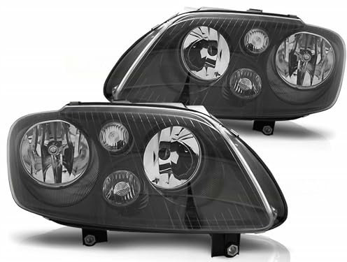 CR-Lights Scheinwerfer Set für VW Touran 02.2003-10.06 / Caddy in schwarz