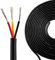 URCIANOW 20 Gauge 3 Core Cable Wire 3 * 0.5mm² 15M 3 Conductor Wire 20AWG Stranded Wire Tinned Copper Cable Low Voltage Extension Black PVC Sheathed for DIY Lighting