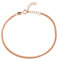 Einzelstück® Armband Woven I 925 Sterling Silber 14K Roségold vergoldet I Silberarmband geflochten I Armschmuck Damen I Antiallergen & nickelfrei (Rosegold)