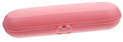 SEWOART Elektrische Zahnbürstenbox für Unterwegs in Rosa für Elektrische Zahnbürsten aus Pp mit Kabelaufbewahrung und Bürstenfach Tragbare Reiseetui