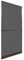 Sufrk Zanzariera a battente per porta, 100 x 215 cm, telaio in alluminio, accorciabile singolarmente, colore marrone