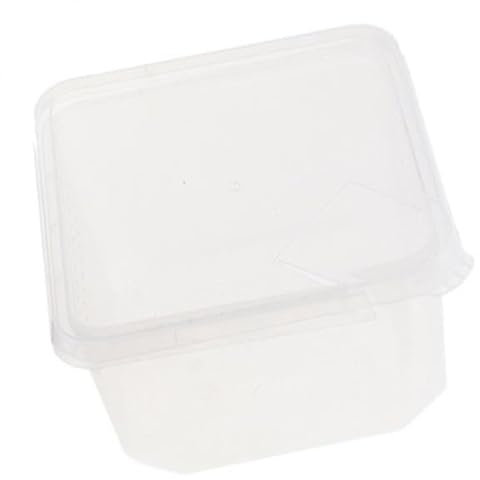 LOVIVER Terrarium für Reptilien Und Spinnen Behälter für Die Zucht, Klar, 5 STK