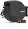 Roywel Auto Reel Garden Hose 40M，Hose Reel Wall Mounted，Auto Rewind, Self-Locking System,180° Pivotal with Multifunction Spray Nozzle