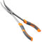 Angelzange Hakenlöser 28 cm, Angelzubehör Gebogen Angelschere zum Fang, Fishing Accessories Fisch Hakenlöser Zange, Angelwerkzeug Fishing Pliers von Raubfischen Verwendet, Angelschere