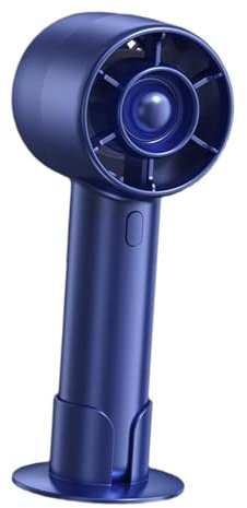 KESOTO Mini Ventilador de Mano, Ventilador Personal, refrigeración silenciosa, Ventilador de Escritorio Moderno, Ventilador de Mesa para apartamento, Azul