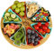 Bandeja de aperitivos para árbol de Navidad, bandeja de aperitivos de árbol de Navidad de 8 compartimentos, organizador de frutos secos, bandeja de aperitivos para galletas, patatas fritas, dulces