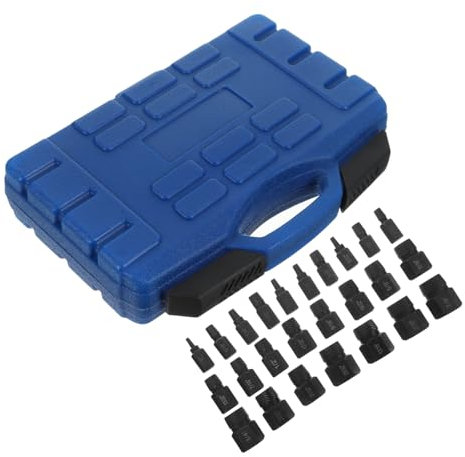 GARVALON Schraubenausdreher Satz Mehrfachverzahnt Kleiner Schraubenausdreher Aus Hochhärtematerial Zum Entfernen Abgebrochener Schrauben Für Heimwerker Und Fahrzeugreparatur