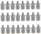 TEMPNAP 30Pcs Cable Grip Locking Device Wire Rope Fixator for Chandeliers Strong Load Bearing Capacity Weather Resistant and Material for Home