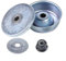 Kit de fijación de metal para desbrozadoras, cabezal de engranaje de repuesto para FS120 F 00 F 50, completo con tuerca de cuello y arandelas de empuje