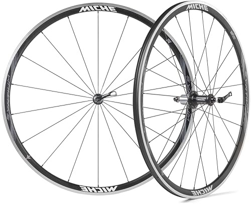 MICHE Syntium Pro Laufradsatz, 622-17C, schwarz/grau, kompatibel mit Campagnolo Kassetten