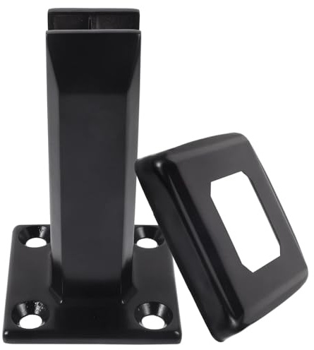 Edelstahl Glas Klemme Zubehör Treppen Geländer Halterung Boden Montieren Heavy Duty Retainer Clip Leiter Gerüste FüR Heimgebrauch