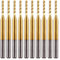 EU_HOZLY Titanium Coat Carbide 1,5mm Fräser CNC Rotary Burrs Set Maisfräser Cutter PCB Router Bits Packung mit 10