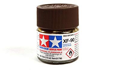 TAMIYA XF-90 Rotbraun matt 2 Streichfarbe | 10 ml | #81790