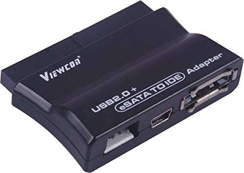 PremiumCord USB 2.0 + eSATA zu IDE Adapter mit Netzteil, Kompatibel mit SATA v2.5, IDE HDD oder andere IDE-Geräte, USB 2.0 High Speed