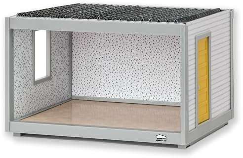 Lundby Puppenhaus Zubehör - Puppenhaus Zimmer 33 cm breit - Puppenhaus Erweiterung Stapelbar - Puppenstube Zubehör - Puppenhaus Etage - Puppenstubenzubehör - Puppenhauszubehör - 11cm Puppen 1:18