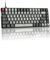 MageGee 75% Wired Gaming Keyboard with Red Switches and Ice Blue Backlit, Small Compact 75 Percent Mechanical, Portable Keyboard Gamer for PC, MAC
