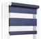 Fenster DEKOR - Rollos für Fenster Marineblau - Klemmfix Rollo ohne Bohren 120 x 35 cm - Doppelrollo mit einer breiten Auswahl an Größen und Farben - Blickdichte Rollos, einfach zu montieren