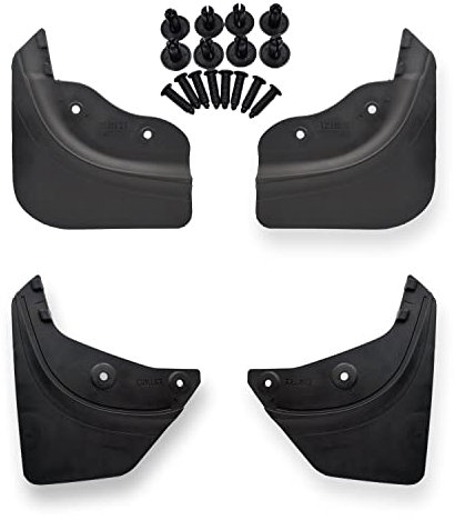 Parafanghi per modello Y, kit di accessori per carrozzeria dell'auto, in gomma morbida e resistente agli urti (set completo)