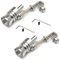 Gloryit 2 PCS Simulador de Sonido de Coche, Silbato Turbo Simulador de Sonido, Silbato Tubo de Escape Simulador, Silbato para Tubo de Escape, Silbato Simulador de Válvula de Soplado Adecuado, plata