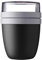 Mepal - Lunchpot Ellipse - Limitierte Black Edition – 500 ml praktischer Reisebecher, Joghurtbecher, To go Becher – Geeignet für Tiefkühler, Mikrowelle und Spülmaschine, 700 ml