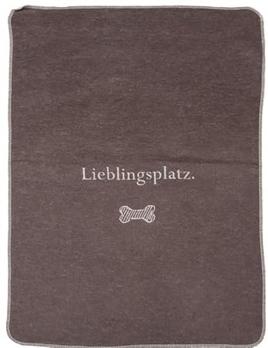 David Fussenegger [W0724] Haustierdecke Lieblingsplatz braun, 90x70 cm