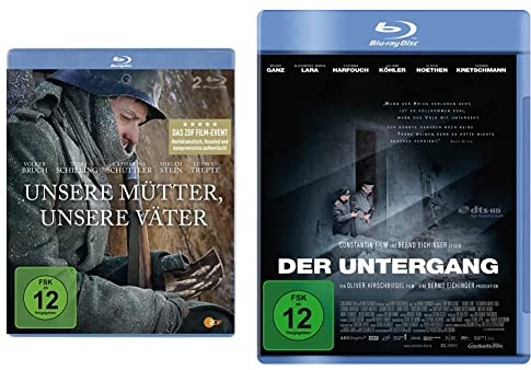 Unsere Mütter, unsere Väter [Blu-Ray] [2 BDs] & Der Untergang [Blu-ray]