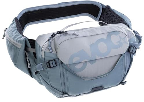 EVOC Unisex Hip Pack Hüfttasche, Stone - Steel, HIP PACK PRO Inkl. 1 5l Trinkblase EU
