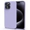 TIIXXA Silicone Case for iPhone 15 Pro Max Case,Soft Ultra Slim Protective Shockproof Liquid Silicone Phone Case, Anti-Scratch Microfiber Lining, 6.7 Lilac