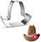 Ausstechform aus Edelstahl, Hut, 7,6 x 6,3 cm