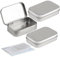 DARUITE 3 Stück Metalldose Klein Aufbewahrungsbox,Metalldose Seifenbox,Blechdose mit Deckel Tragbare Blechdose für Gewürze Kosmetika üßigkeiten und kleinen Gegenständen