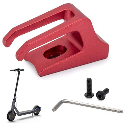 EWheel | Gancho metálico para Patinete Xiaomi M365/PRO/1S/PRO2/ESSENTIAL/MI3/MI4PRO (Rojo)