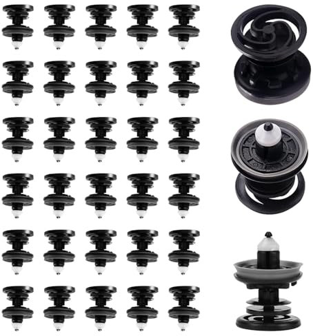 30 Stück Türverkleidung Befestigung Clips,Türverkleidungs Clips,Befestigungsclips T5,Befestigungsclips Auto Türverkleidung,Golf 5 6 7, VW T5 T6 Passat Polo Skoda Caddy, A4 A5 A6