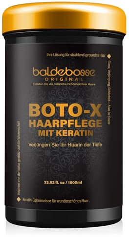 Mascarilla Capilar Profesional con Queratina – Tratamiento Intensivo Antifrizz para Cabello Seco, Rizado y Dañado – Alisado Orgánico | Baldeboss