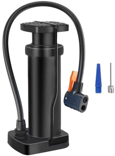 Lpitoy Pompe À Air Actionnée Au Pied, Marche sur Le Gonfleur pour Pompe, Pompe Gonflable De Basket-Ball, Pédale Comprenant 2 Broches De Gonflage