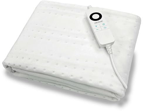 Cecotec Fodera Elettrica HeatConfort ThermalUnder Singolo (150 x 80). Coperta Termica con Spegnimento Automatico e 6 Livelli di Temperatura Regolabili per un comfort personalizzato.