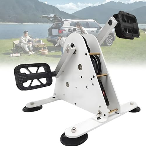 Mavdecll Generador De Pedal, Generador De Bicicleta con Función De Almacenamiento De Energía, con Interfaz USB/Salida DC 1-35 V, Generador Giratorio para Emergencia, para Exteriores, Camping, Pesca