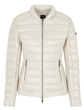 Armani Exchange Damen Padded Side Logo Patch Adjustable Collar Jacket (1er Pack)