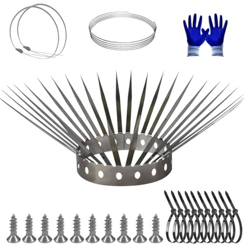 Marderabwehr,Maraderschutz Waschbär Abwehr Mader Abwehr für Fallrohr Dachboden Auto Dachrinne Garten,Vertreiben auch Vögel Eichhörnchen Wiesel, 2m Länge 10cm Höhe zur effektiven Verteidigung