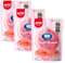 Amos 4D Gummy Sweets Fruit Gummy Peach Burst, Jelly-Filled Peach Candy, Natural Flavor - Resealable 2.29oz Bag (Pack of 3)