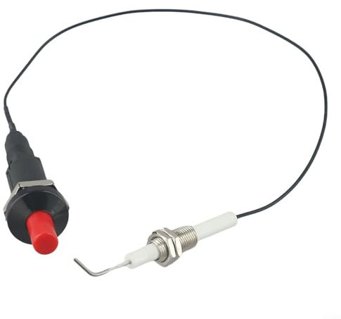 Sumsoctober 30 cm Piezo-Zündung, Druckknopf, Kamin, Gasgrill, Grill, Grill, Druckknopf-Zünder mit Kabel, Druckknopf-Zünder