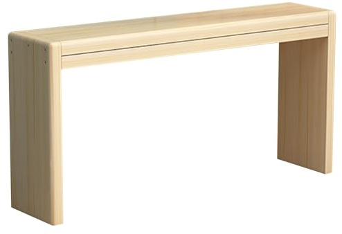 Bank Flur Schmale Massivholz Bettbank Schlafzimmer Robust und Stabil Sitzbank Küche Verdicktes Brett Tiefe 20 cm für Wohnzimmer, Eingang(23.62in/60cm)