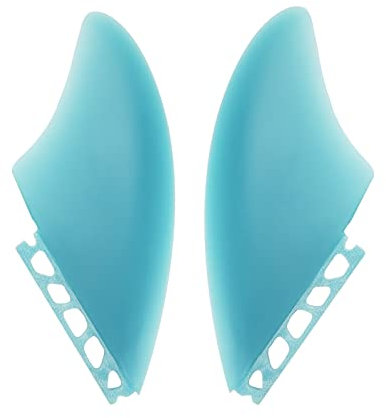 JOJIDE Surfboard Handmade Fiberglas Twin Kielflossen Kurze Retro Fish Board Flossen for Surfen für Surfboards(019B)