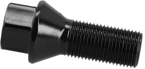 Radbolzen,Radschrauben 2 stücke Radmuttern Schrauben Mutter Schwarz Stahl Rad Zubehör Passend für BMW Radmutter Stehbolzen Passend für M14 X 25 Schwarz F25 X3 E70 Passend für X5