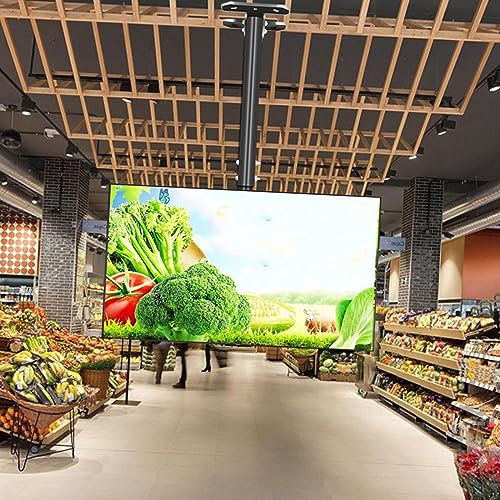 Support mural réglable pour téléviseur de 39 à 85 pouces, support TV universel, hauteur réglable, design robuste pour la maison/le bureau