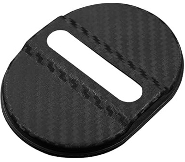 spshi Car Door Lock Cover for Renault Clio RS 1999-2021 2022 2023 2024 2025 Carbon Fiber Texture Protection Precision Snug Fit Rustproof Shockproof Interior Decoration Accessories Kit 4 Pack