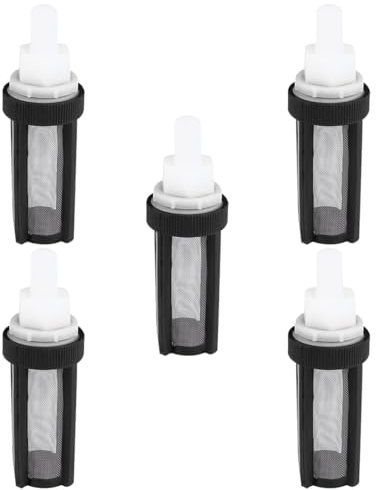OUNONA Mikropumpenfilter Wassereinlass 5 Stück Edelstahlgewebe Kunststoff Korrosionsbeständig Tauchpumpe Vorfilter Wassersystem Aquarium Gartenteich