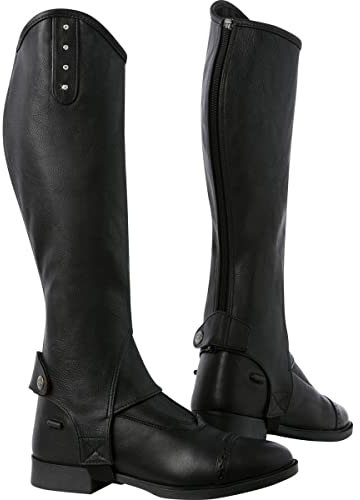 Norton Unisex's 913106210 Half-Chaps, Schwarz, Einheitsgröße